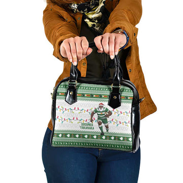 Zimbabwe Rugby Christmas Shoulder Handbag The Sables Krismes Yakanaka LT15
