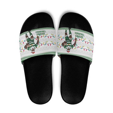 Zimbabwe Rugby Christmas Slide Sandals The Sables Krismes Yakanaka LT15