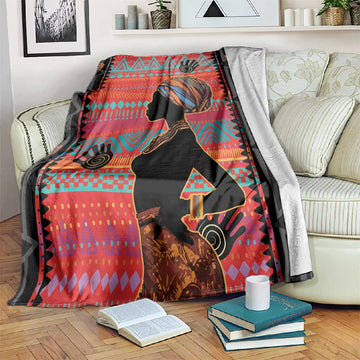 African Women Blanket Ethnic Pattern LT15