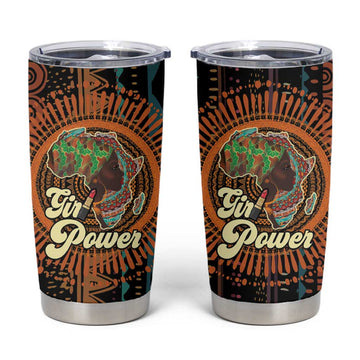 Happy International Women's Day Tumbler Cup Black Girl Power LT15