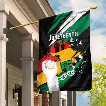 Afro Nigeria Juneteenth Garden Flag Freedom Day LT15