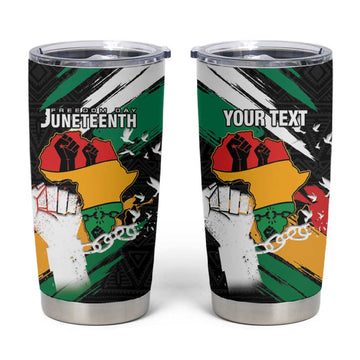 Personalised Afro Nigeria Juneteenth Tumbler Cup Freedom Day LT15