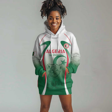 Algeria Rugby Custom Hoodie Dress Go Les Lionceaux LT15