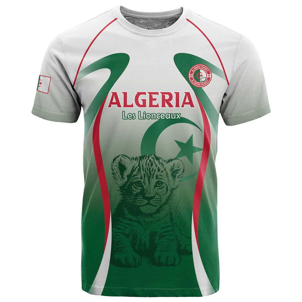 Algeria Rugby Custom T shirt Go Les Lionceaux LT15