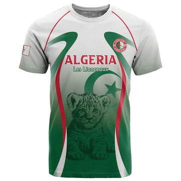Algeria Rugby Custom T shirt Go Les Lionceaux LT15