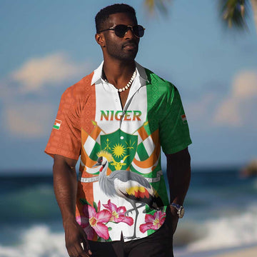Afro Niger Sannu Hawaiian Shirt Coat Of Arms - African Pattern LT15