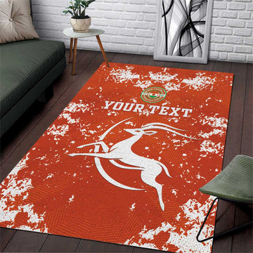 Custom Afro Niger Football Area Rug We Are Champions LT15