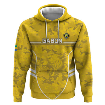 Custom Gabon Football Hoodie Go Panthers LT15