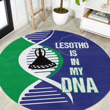 Lesotho Is In My DNA Round Carpet LT15