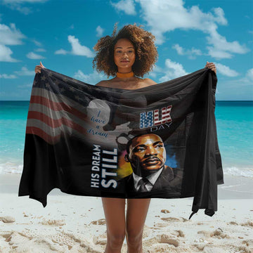 Black Americans Happy MLK Day Sarong I Have A Dream LT15