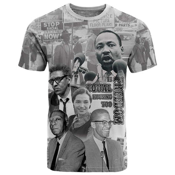 African-American History Month T shirt Civil Rights Leaders LT15