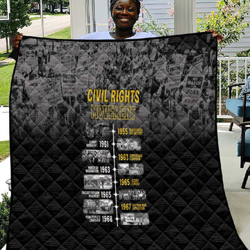 African-American History Month Quilt Civil Rights Movement LT15
