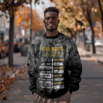 African-American History Month Sweatshirt Civil Rights Movement LT15