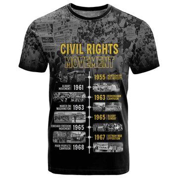 African-American History Month T shirt Civil Rights Movement LT15