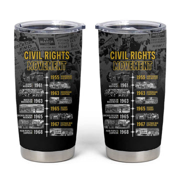 African-American History Month Tumbler Cup Civil Rights Movement LT15