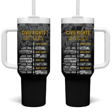 African-American History Month Tumbler With Handle Civil Rights Movement LT15