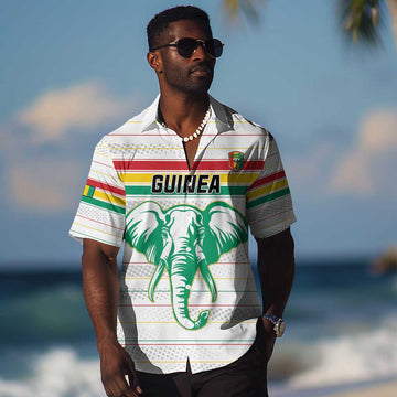 Custom Afro Guinee Football Hawaiian Shirt Go Syli National LT15