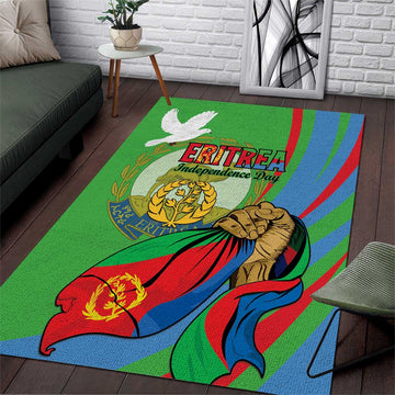 Happy Eritrea Independence Day Area Rug 34th Anniversary LT15
