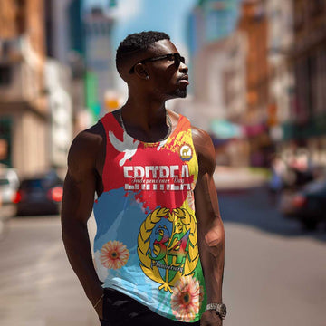 Personalised Eritrea Men Tank Top Happy Independence Day LT15