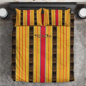 Eritrea Traditional Saho Mix Tilet Pattern Bedding Set LT15