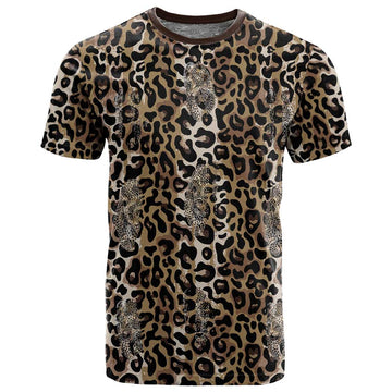African Leopard Skin Pattern T shirt LT15