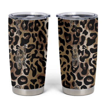 African Leopard Skin Pattern Tumbler Cup LT15