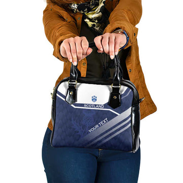 Scotland Rugby Custom Shoulder Handbag Come On Thistle LT15