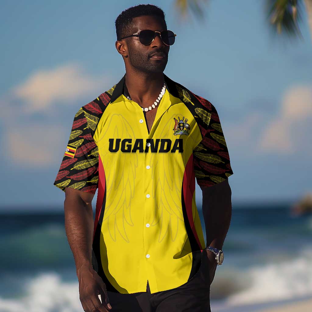 Custom Uganda Cricket Hawaiian Shirt Come On Cricket Cranes LT15