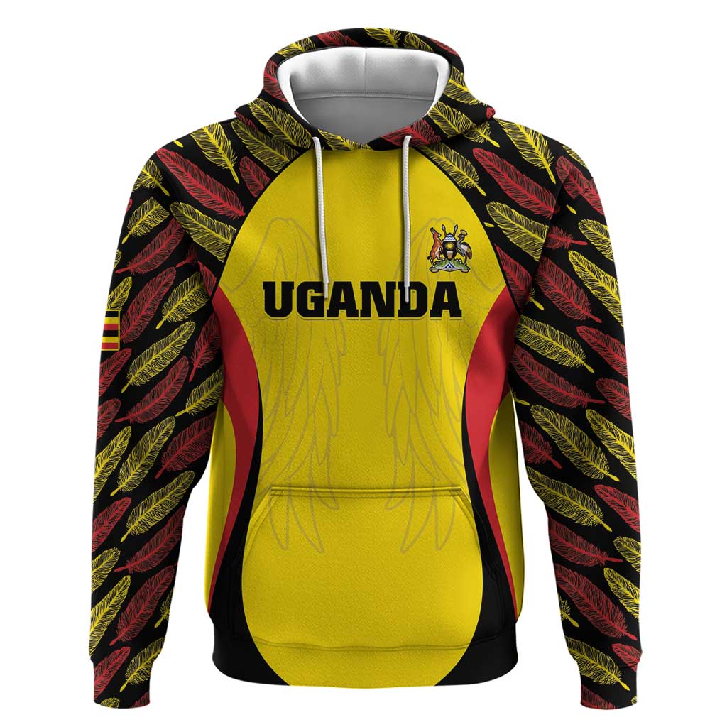 Custom Uganda Cricket Hoodie Go Cricket Cranes LT15