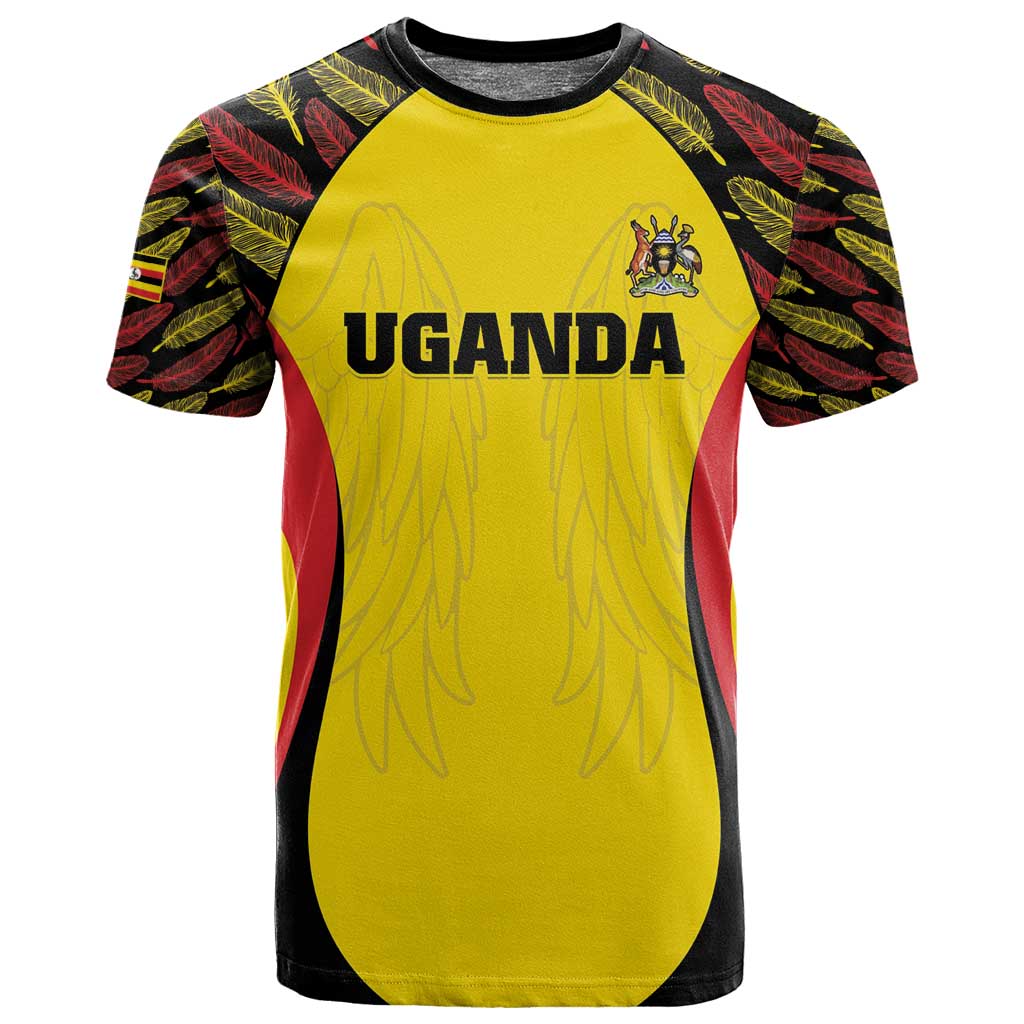 Custom Uganda Cricket T shirt Come On Cricket Cranes LT15