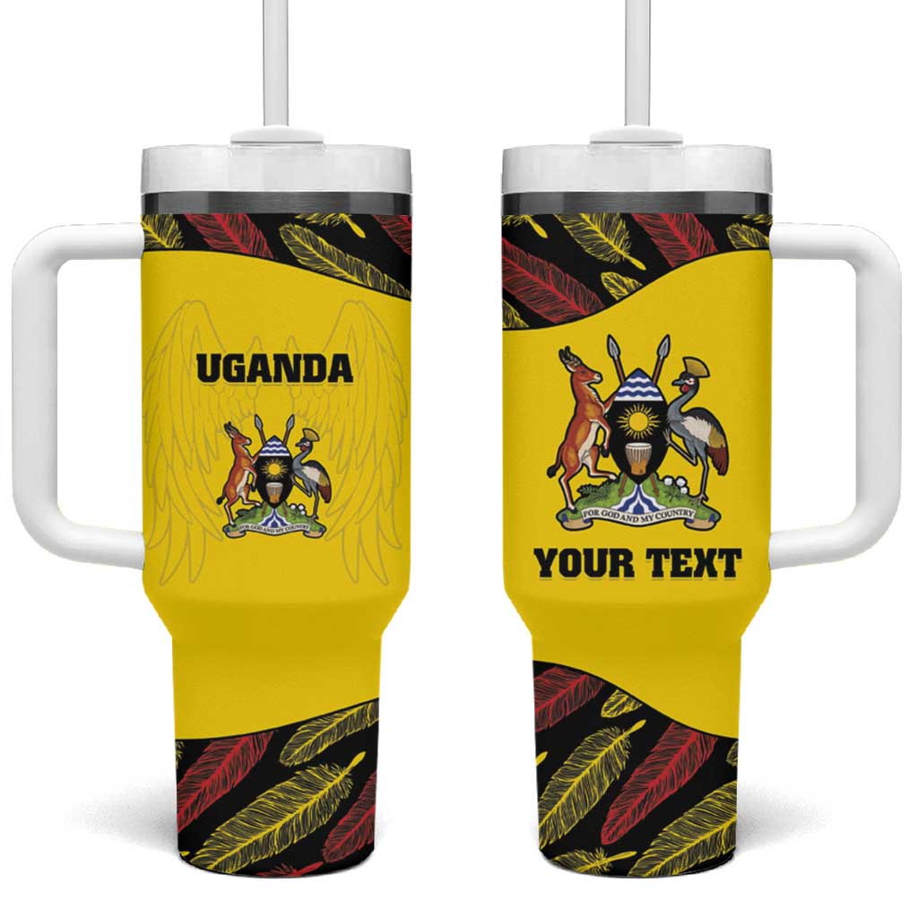 Custom Uganda Cricket Tumbler With Handle Come On Cricket Cranes LT15
