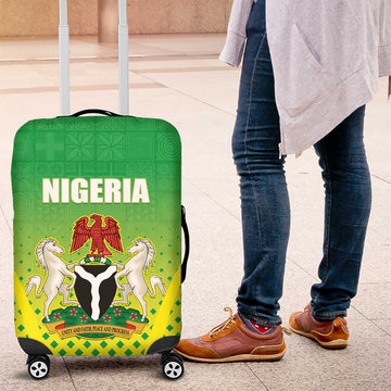Nigeria Cricket Luggage Cover Come On Yellow Greens LT15