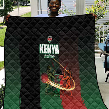 Kenya Cricket Quilt Come On Simbas LT15