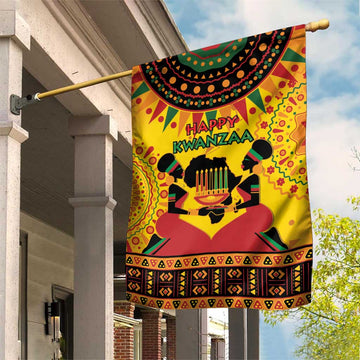 Afro-Americans Kwanzaa Garden Flag African Pattern LT15