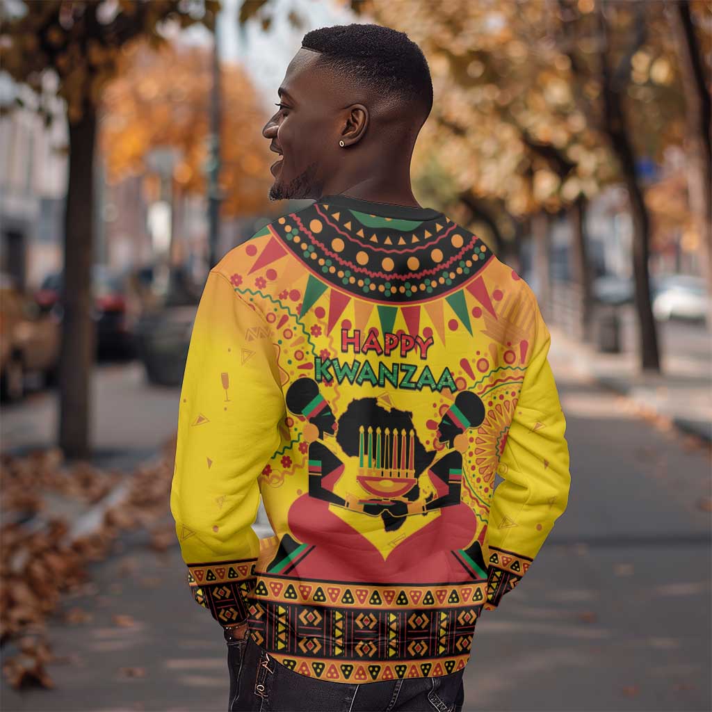 Afro-Americans Kwanzaa Sweatshirt African Pattern LT15