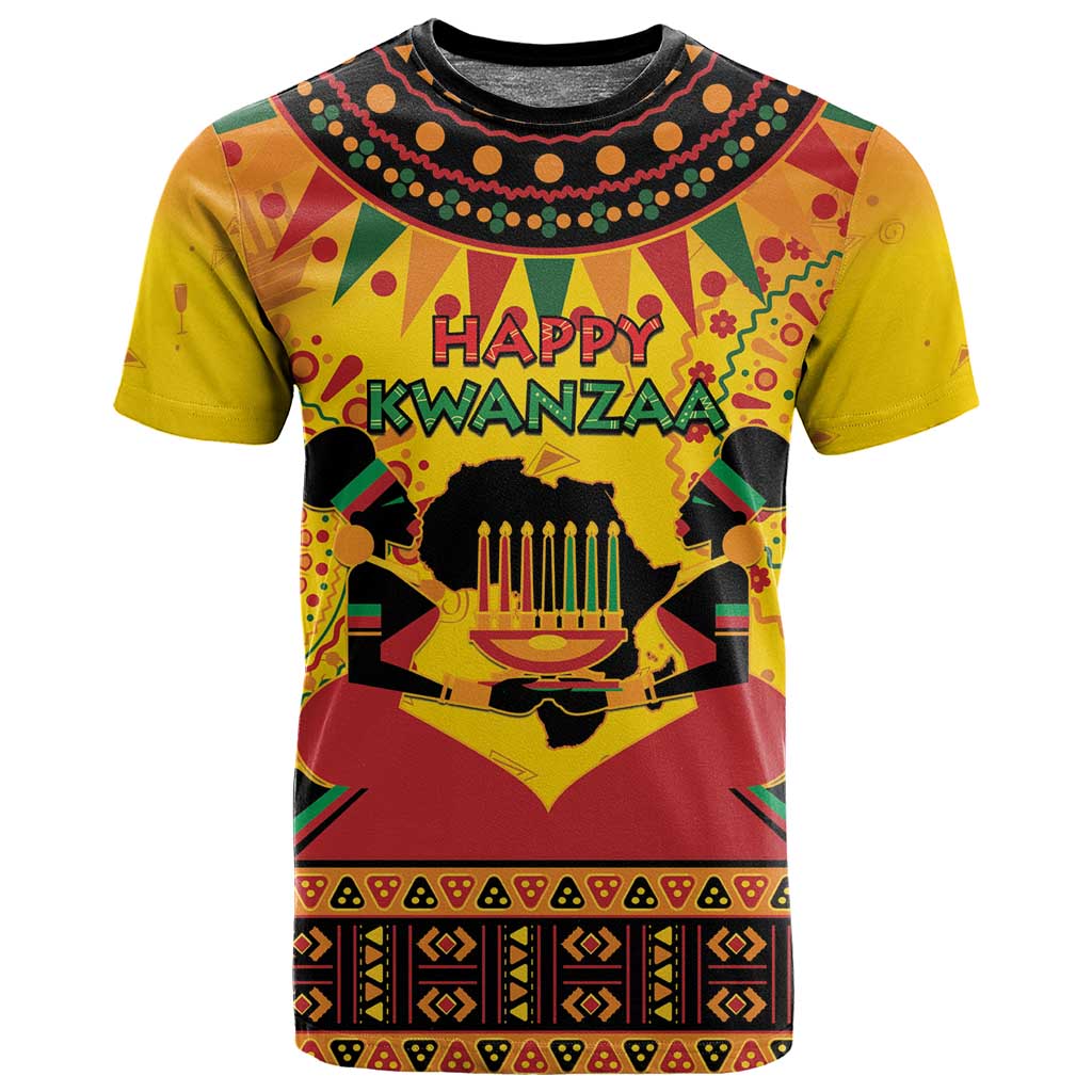 Afro-Americans Kwanzaa T shirt African Pattern LT15