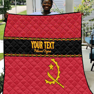 Custom Angola Football Quilt Viva Palancas Negras LT15