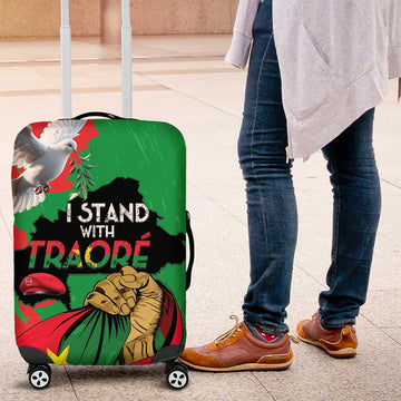 Traore Burkina Faso Luggage Cover I Stand With Traore LT15
