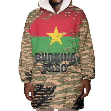 Bravo Caption Traore! Viva Burkina Faso Nation! Wearable Blanket Hoodie LT15