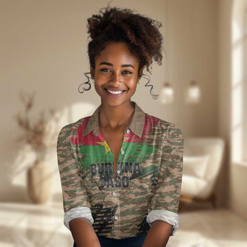 Bravo Caption Traore! Viva Burkina Faso Nation! Women Casual Shirt LT15