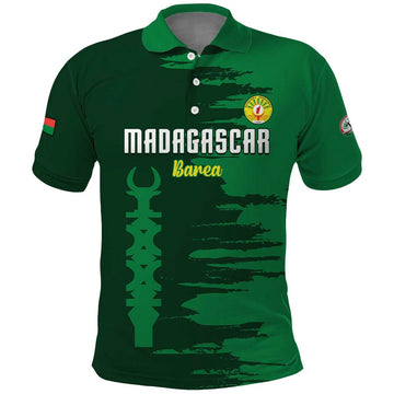 Custom Madagascar Football Polo Shirt Go Barea LT15