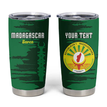 Madagascar Football Custom Tumbler Cup Go Champions LT15