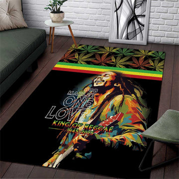 Jamaica Legend Bob Birthday Area Rug Thank You For The Memories LT15