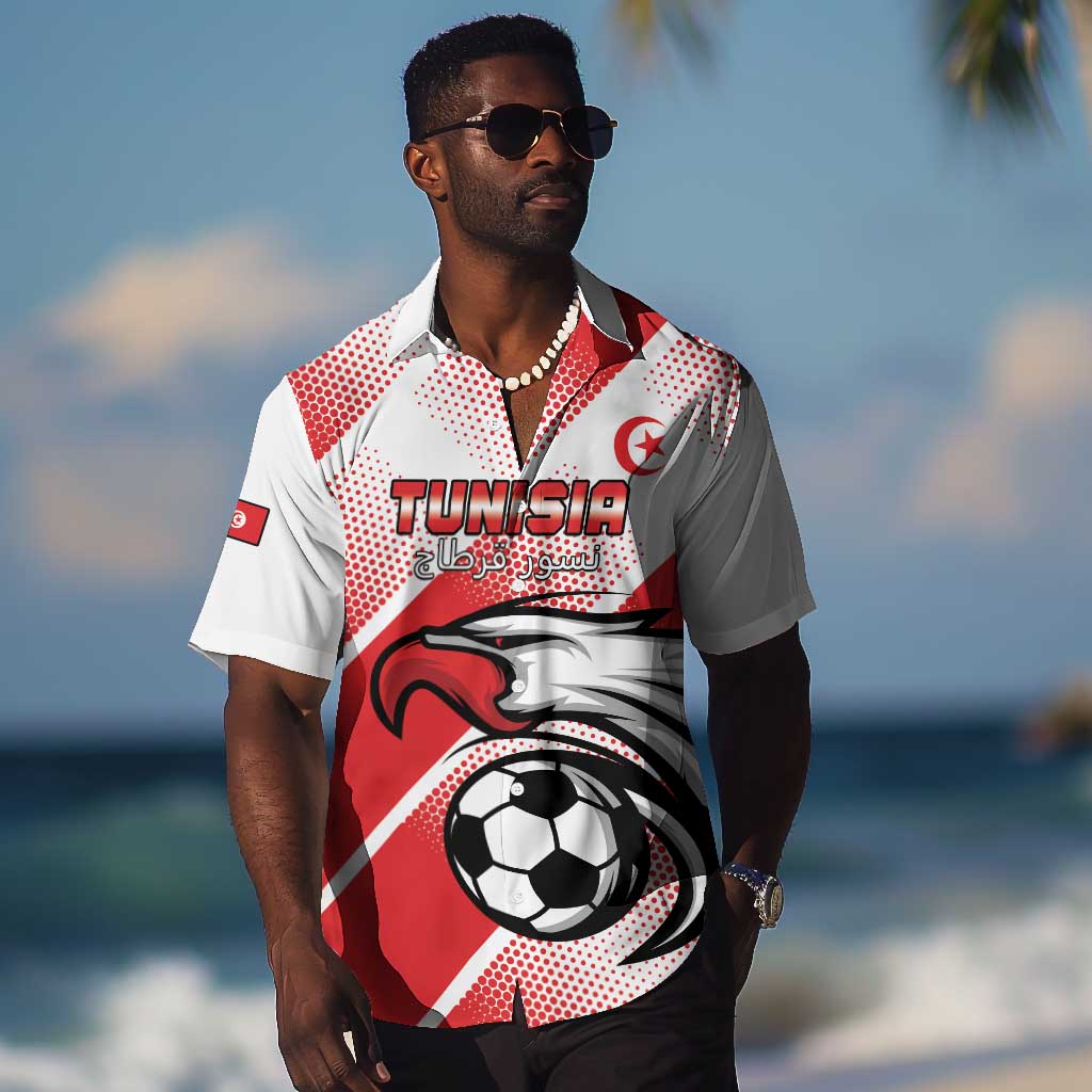 Custom Tunisia Football Hawaiian Shirt Go Eagles of Carthage LT15