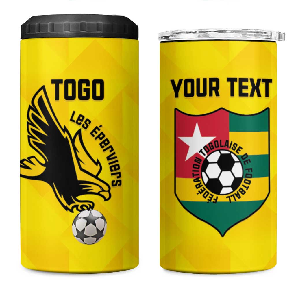 Custom Togo Football 4 in 1 Can Cooler Tumbler Go Champions LT15