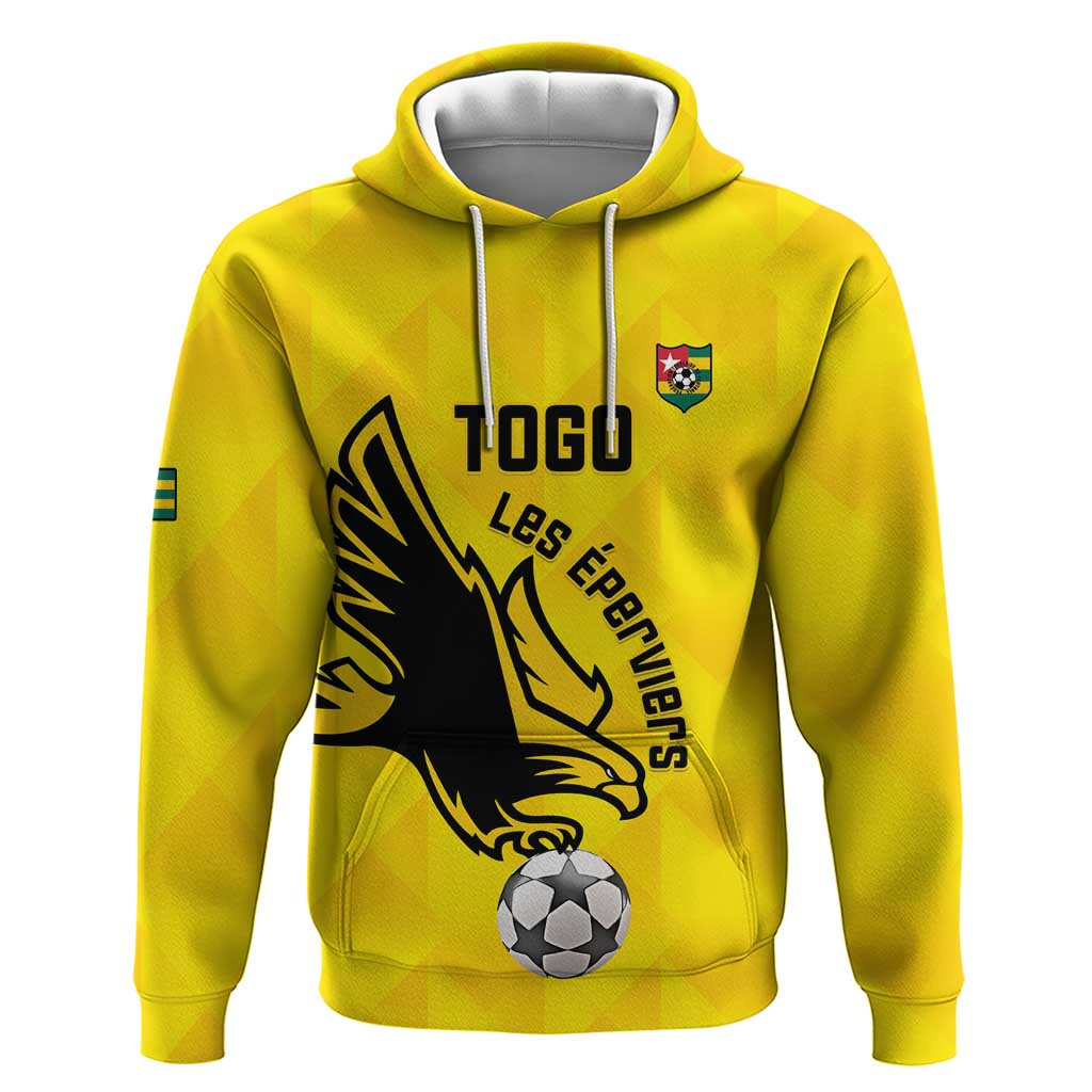 Custom Togo Football Hoodie Come On Les Eperviers LT15