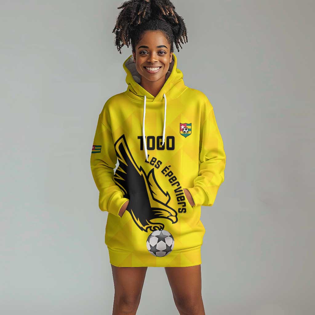 Custom Togo Football Hoodie Dress Go Champions LT15