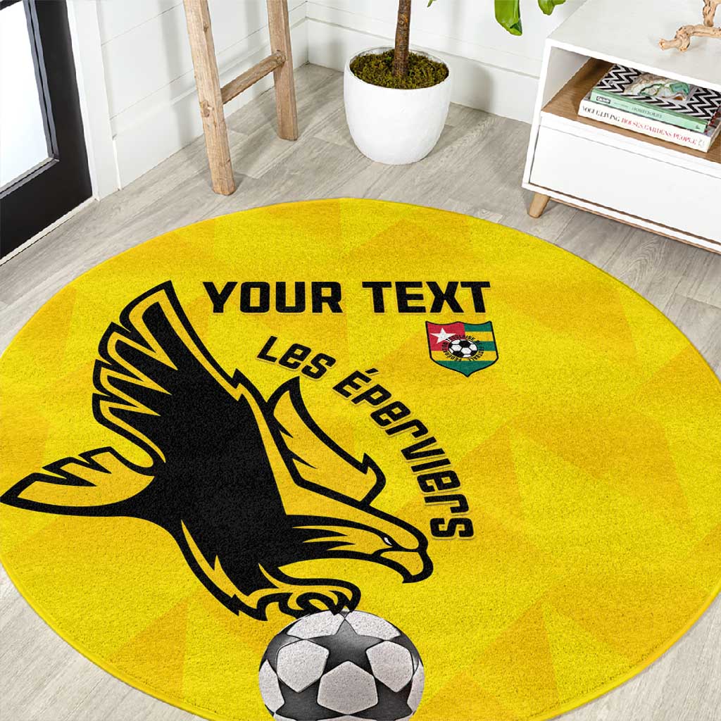 Custom Togo Football Round Carpet Go Champions LT15