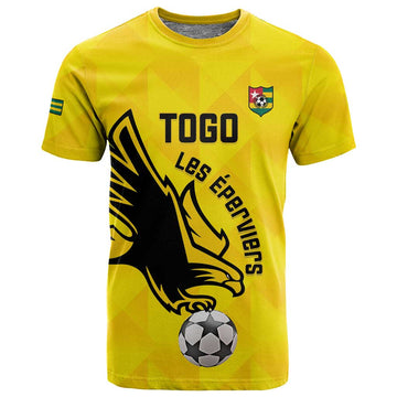 Custom Togo Football T shirt Go Champions LT15