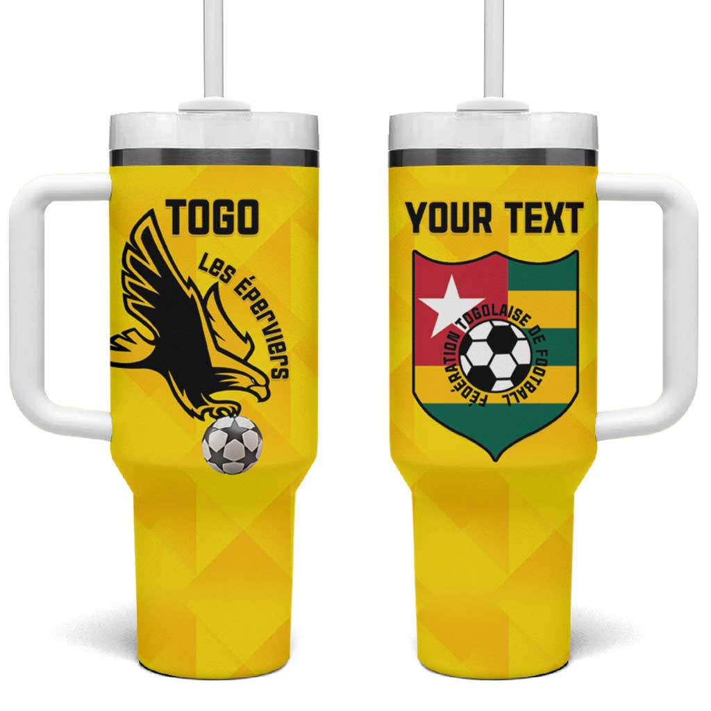 Custom Togo Football Tumbler With Handle Go Champions LT15